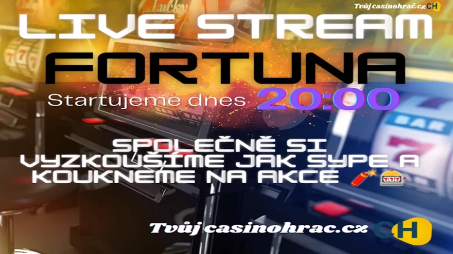 Stream 23.8.2026 Fortuna recenze tipy jak vyhrát!
