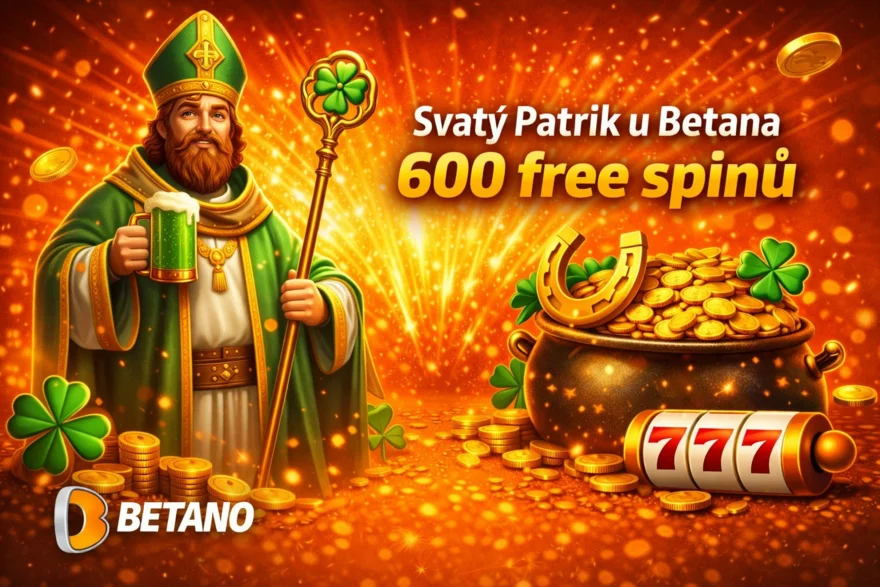 Zelené šílenství u Betana: Roztočte to se 600 free spiny ke Dni svatého Patrika!