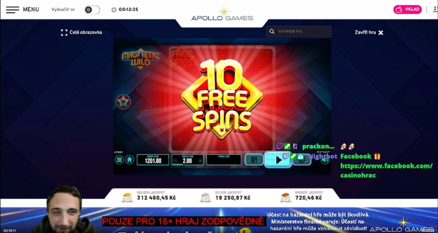 Stream 4.10.2025 Casino Apollo recenze a nové sloty! 🔥💸
