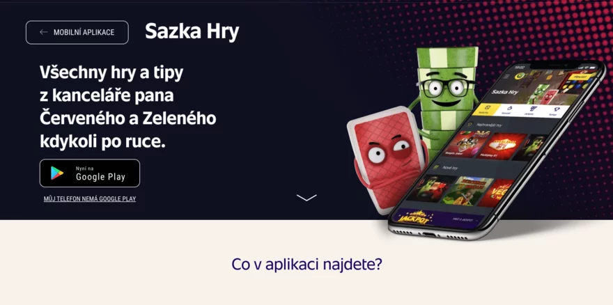 Mobilní aplikace Sazka Hry: Návod, recenze, stažení
