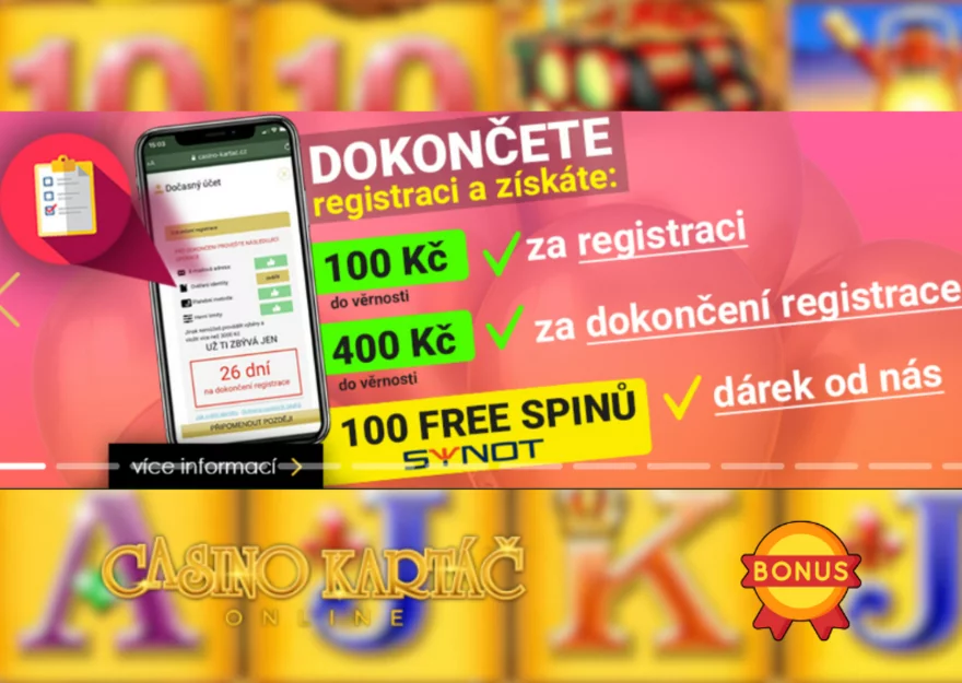 Casino Kartáč bonusy