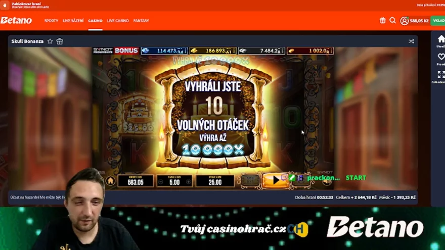 Stream 16.8.2025 Betano odnáším si skvělé zážitky! 🔥💸