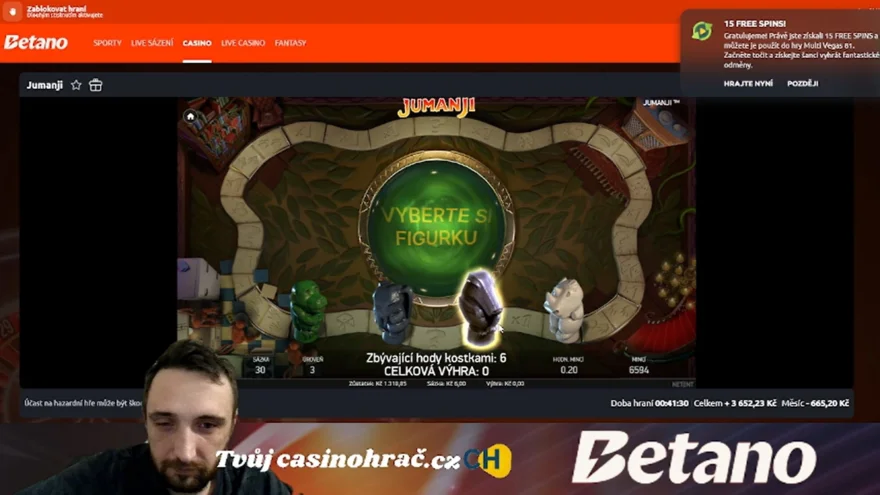 Stream 22.3.2026 Betano odnáším si pěkné výhry!
