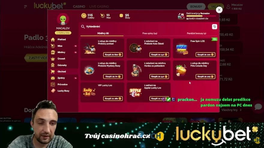 Stream 26.7.2025 Luckybet sloty výhry vip zóna a tipy! 🔥💸