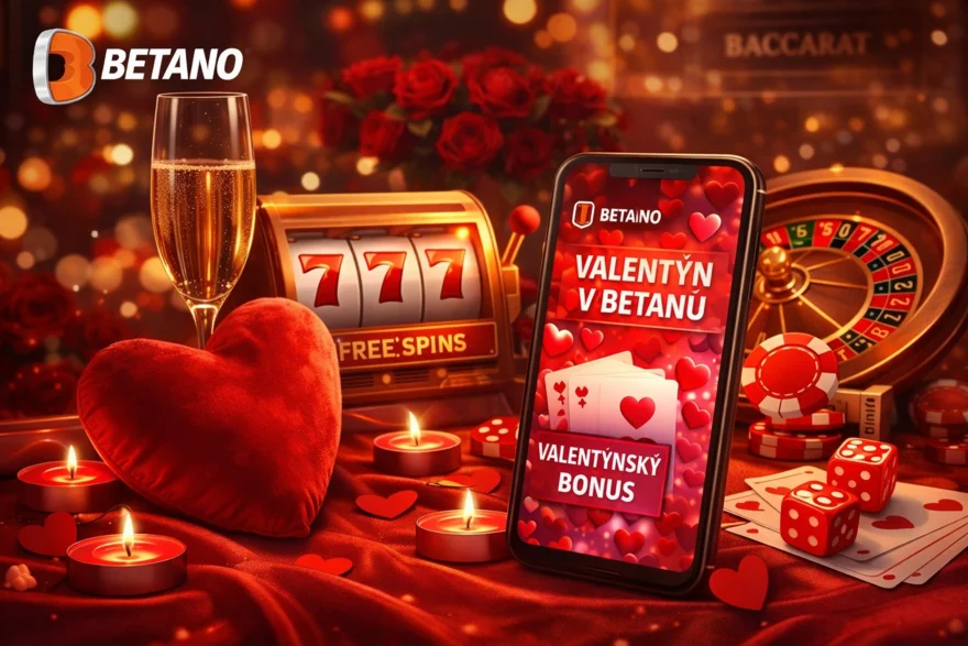 Valentýnská jízda u Betana: Roztočte to s balíčkem 1 266 Free Spinů!