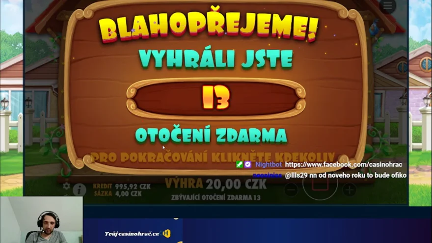 Stream 23.11.2024 TipSport s pěknými výhrami!
