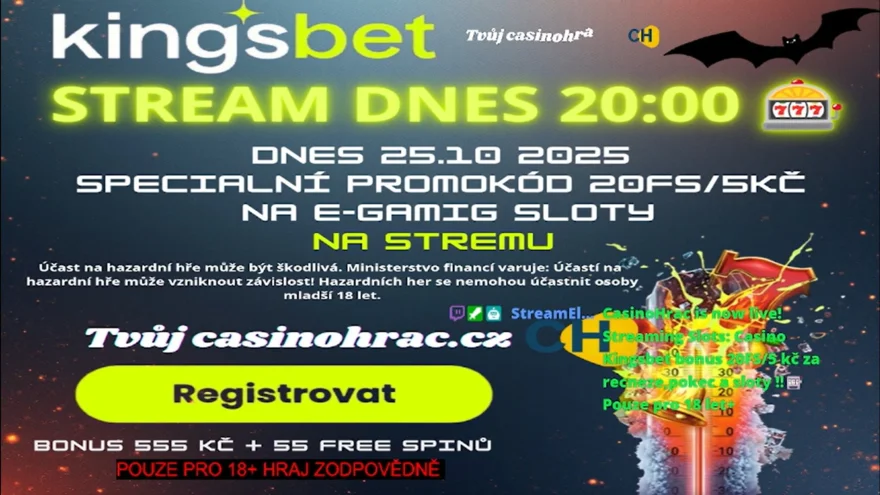 Stream 25.10.2026 Casino Kingsbet odnáším si užasné zažity!