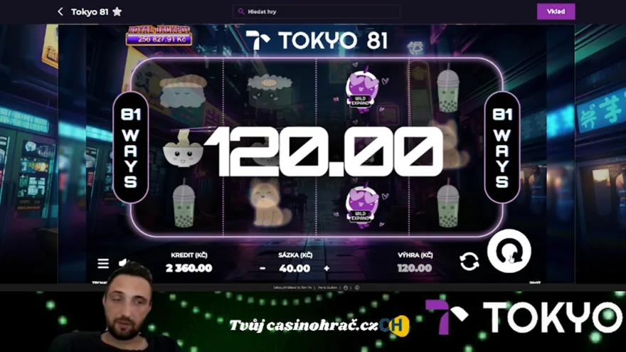 Specialní stream plný novinek 9.8.2026 CASINO TOKYO!
