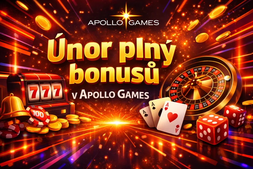 Únor v Apollo Games: Jízda plná bonusů, novinek a dárků! 🎰