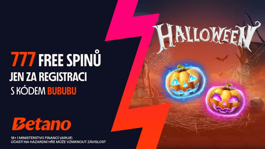 betano promoakce pro halloween 777 free spinů s kódem
