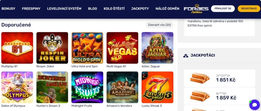 forbes casino s podporou kryptoměn
