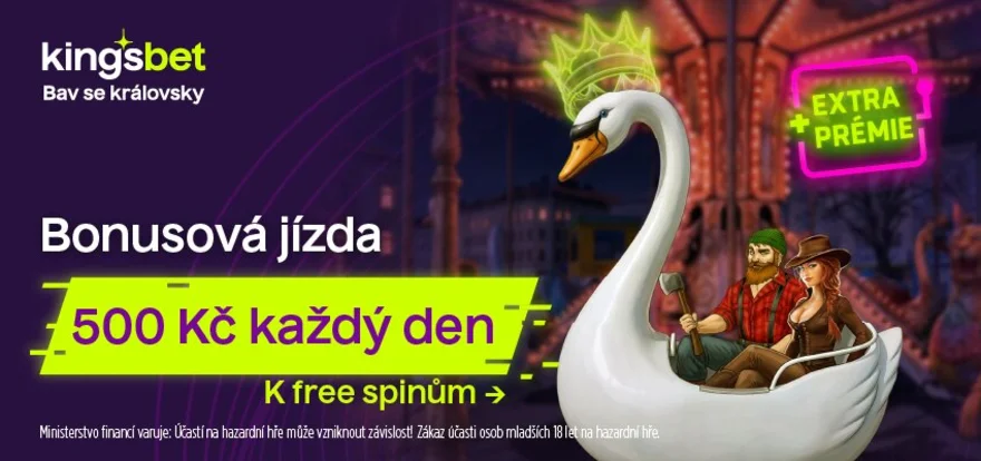kingsbet 500 Kč každý den