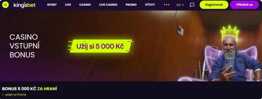 kingsbet uvítací bonus casino