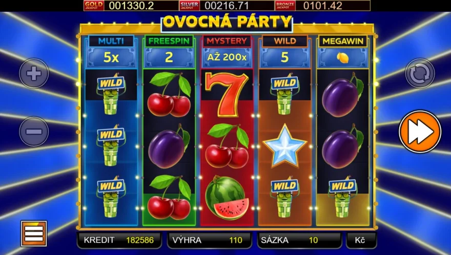 ovocná párty automat sazka hry