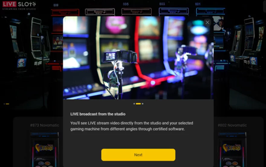 Hrát živé automaty zdarma ve Slottica Casino