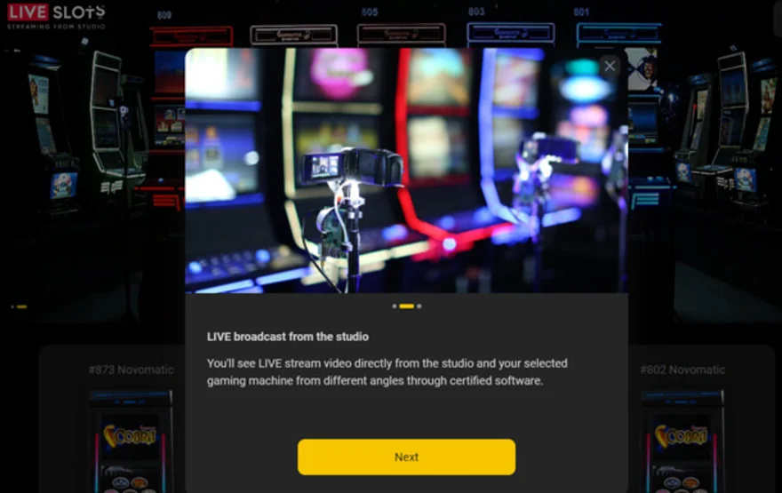 Hrát živé automaty zdarma ve Slottica Casino