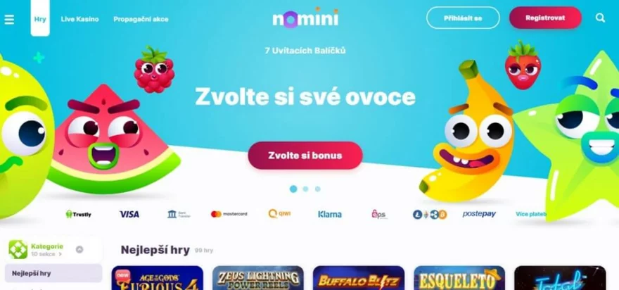 Home page online casina Nomini