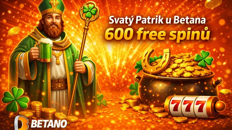Zelené šílenství u Betana: Roztočte to se 600 free spiny ke Dni svatého Patrika! 🍀