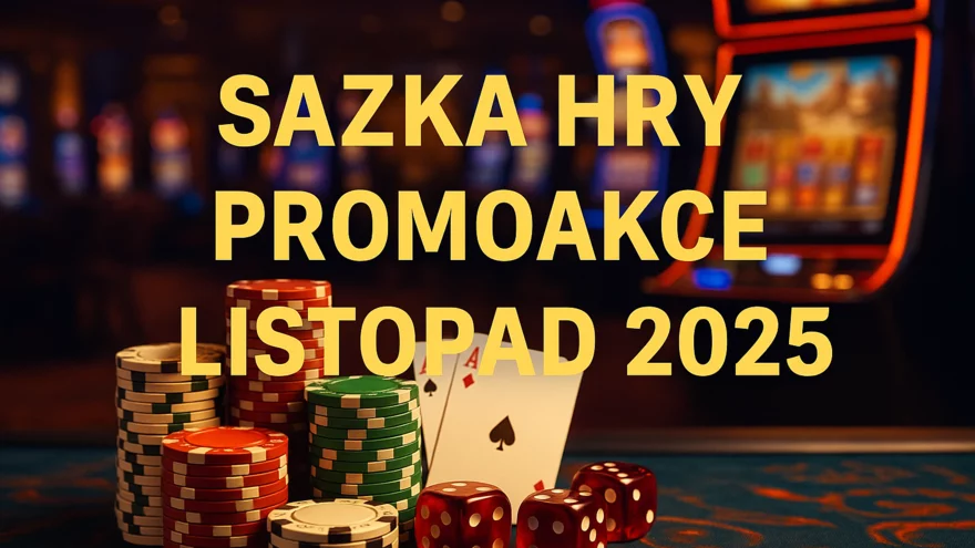 Sazka Hry promoakce listopad 2026: Pestré casino novinky