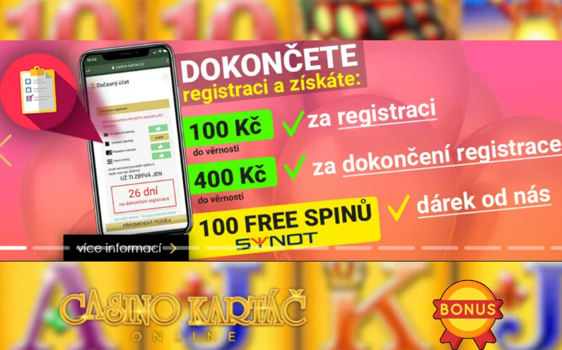 Casino Kartáč bonusy