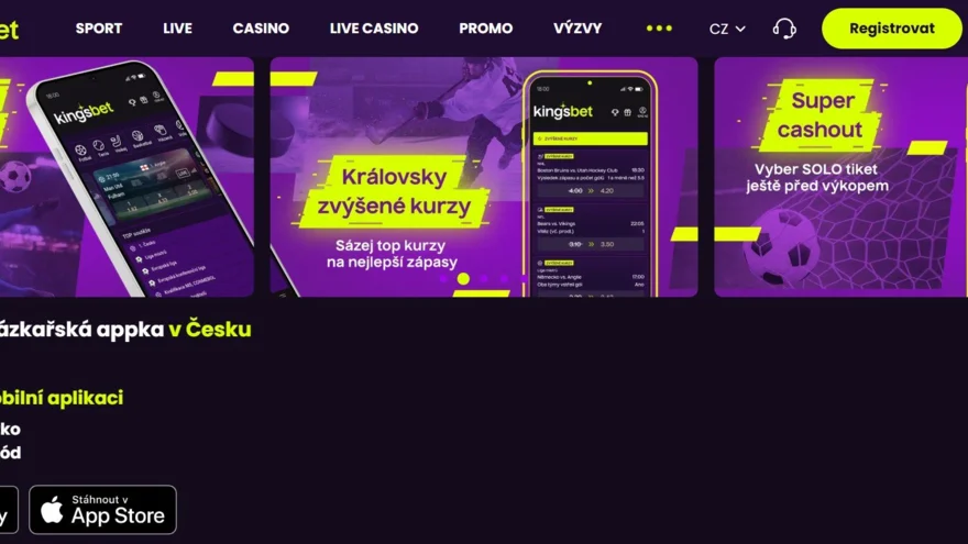 Kingsbet aplikace: Sázejte kdykoli a kdekoli přímo z mobilu!