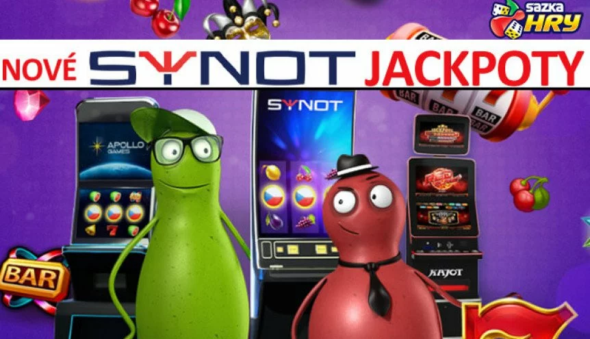 Přivítejte Synot jackpoty v Sazka Hry