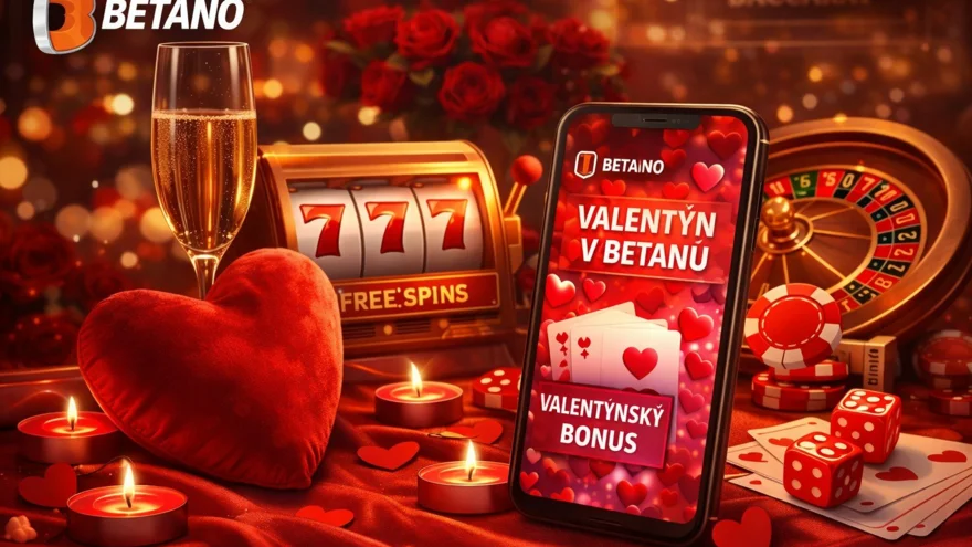Valentýnská jízda u Betana: Roztočte to s balíčkem 1 266 Free Spinů!