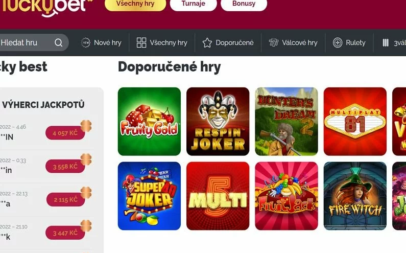 LuckyBet - recenze výherních automatů a casino her