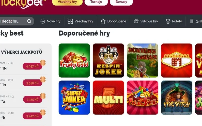 LuckyBet - recenze výherních automatů a casino her