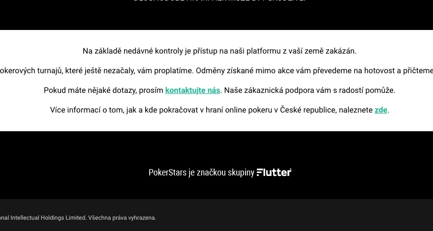 Konec Pokerstars v ČR: Proč končí? Tipy na CZ poker herny
