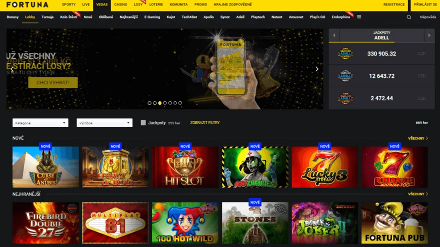 Nejlepší Fortuna automaty?!