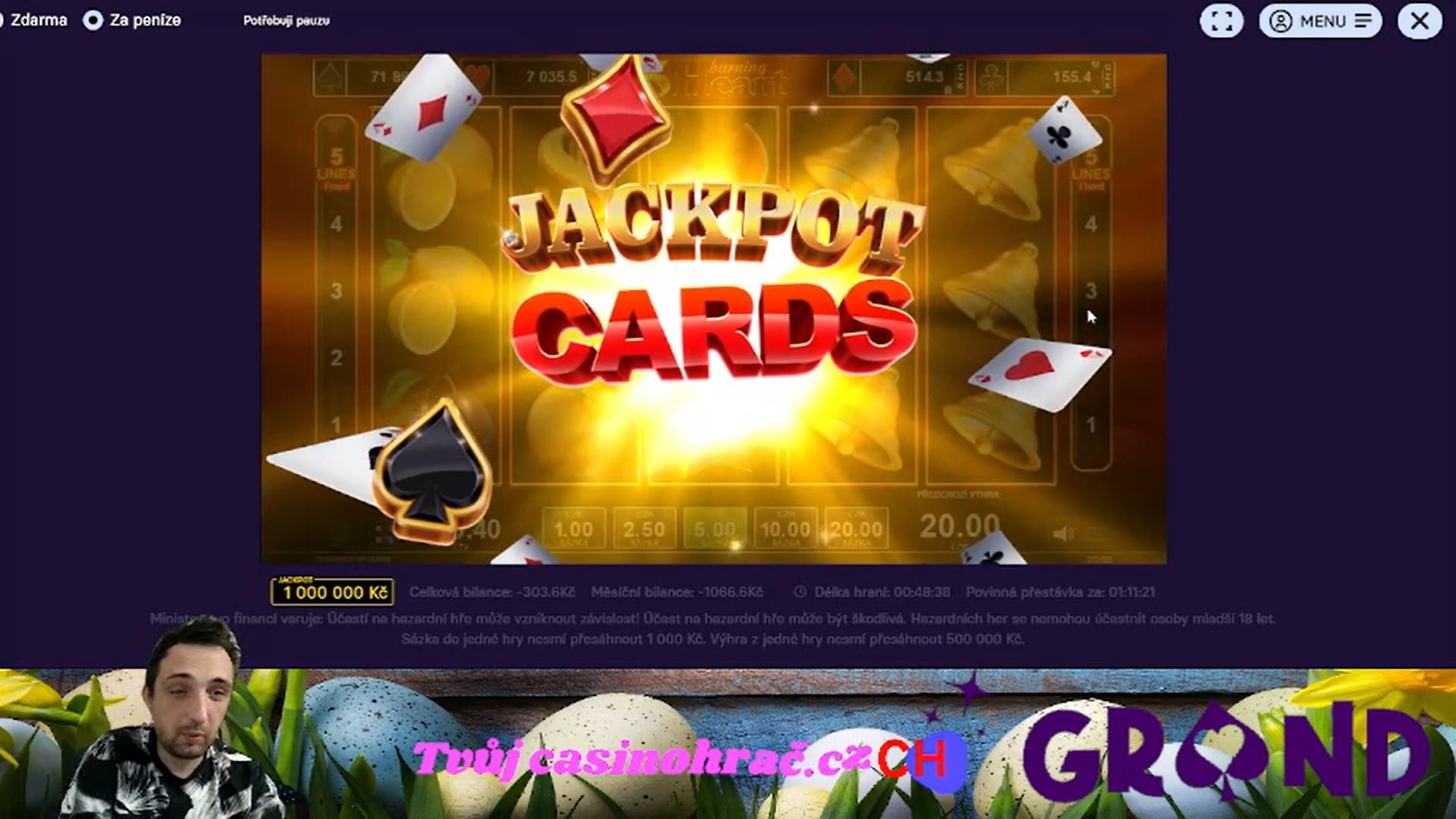 Stream 19.4.2025 Grandwin a Jackpot Live! 🔥💸