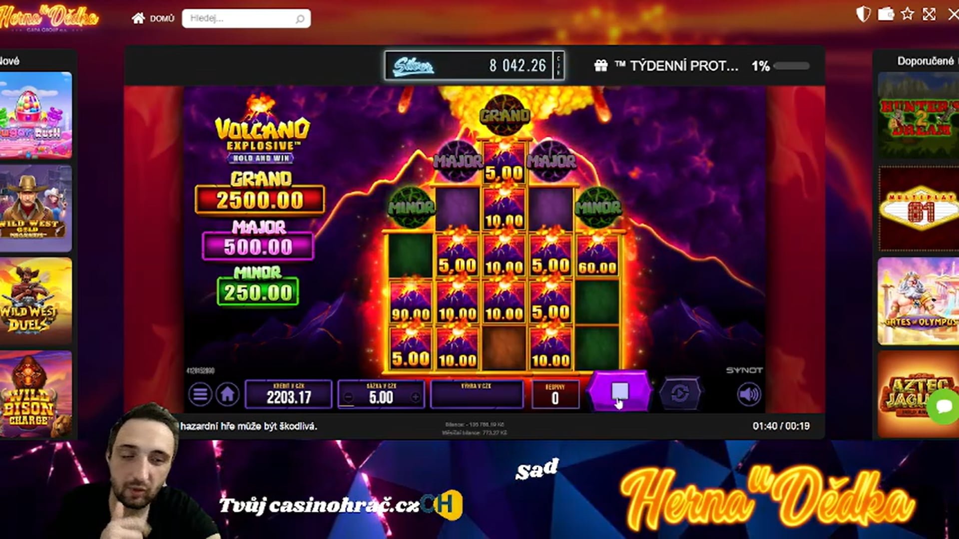 2700 Kč! STREAM NA HERNĚ U DĚDKA 12.4 2025!🔥