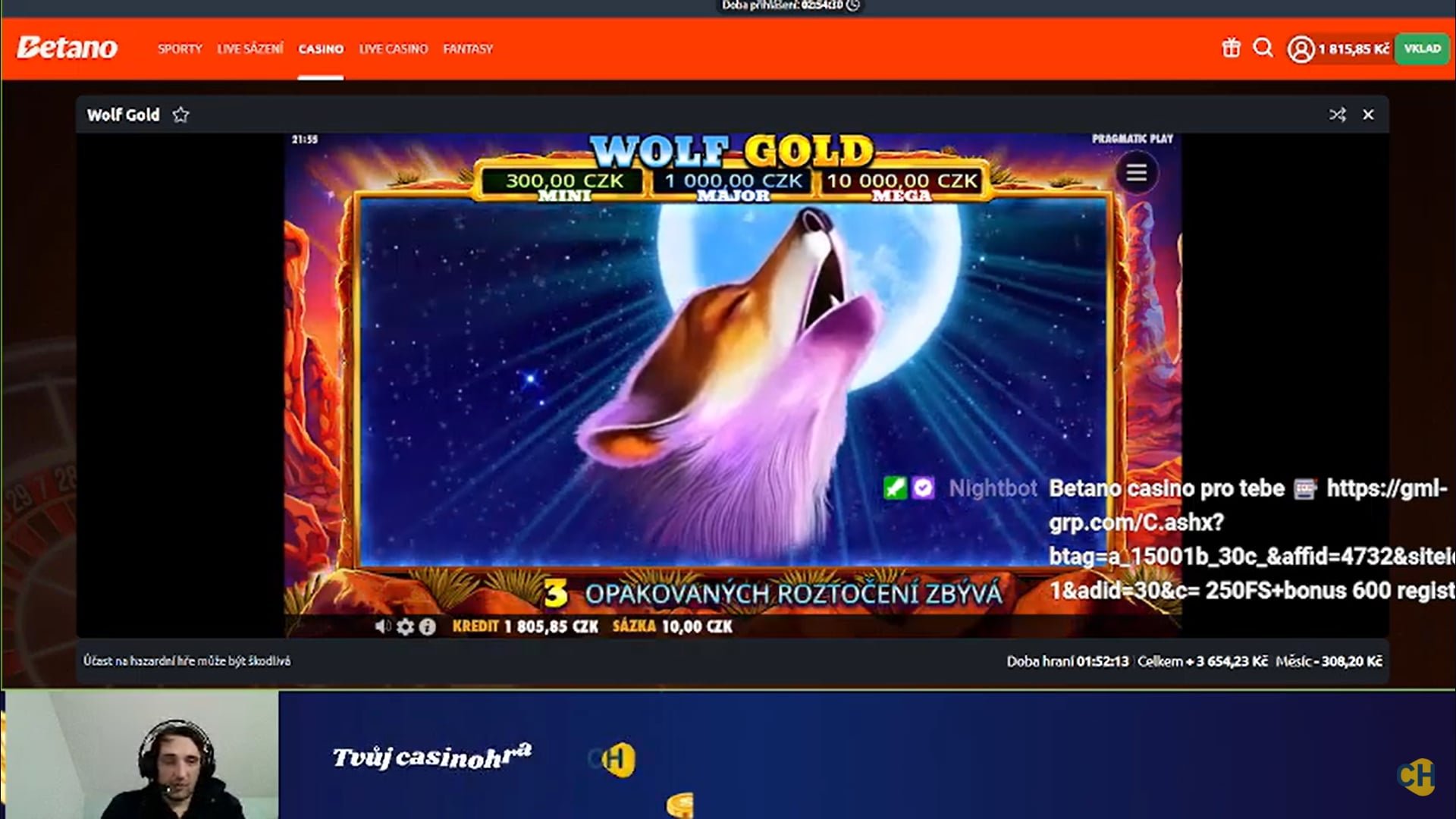 Stream 4.1.2025 Betano odnáším si 2000kč! 🔥💸