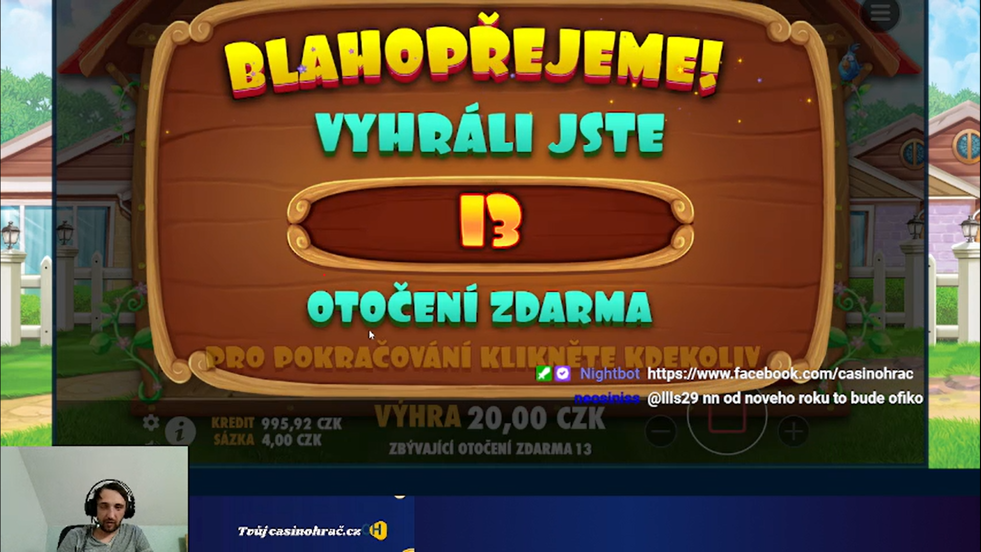 Stream 23.11.2024 TipSport s pěknými výhrami!🔥