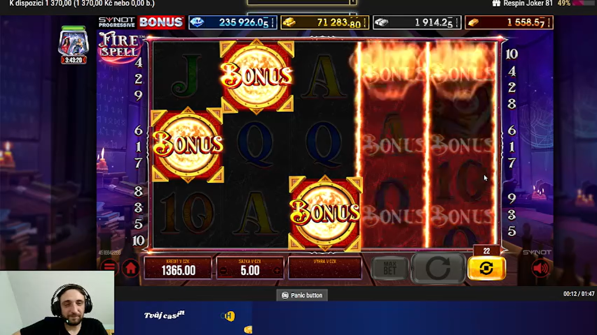 Stream 28.12.2024 casino SYNOT TIP krasné výhry! 🔥💸