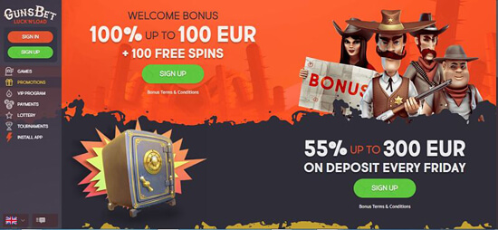 On-line casino Gunsbet