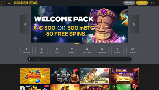 On-line casino Golden Star